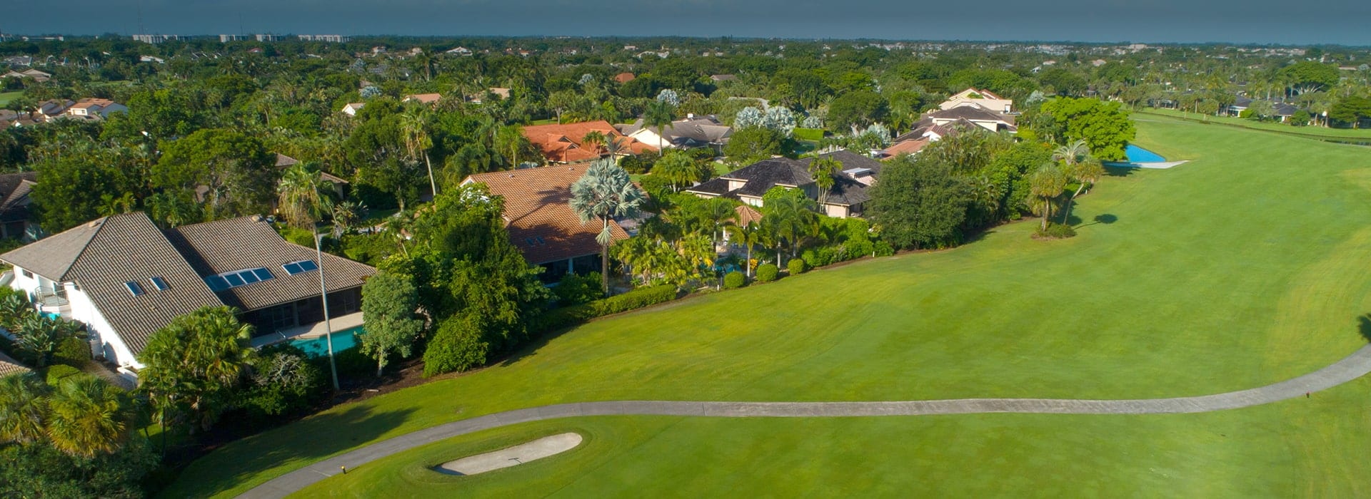 Mahogany Bend of Boca West custom-built homes with golf views