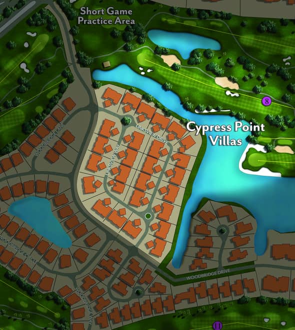 Cypress Point Villas Master Site Plan Cypress Point Villas Master Site Plan