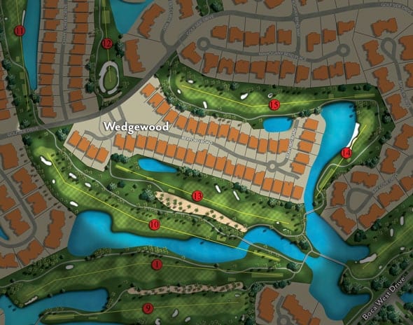 Site Map of Wedgewood at Boca West Site Map of Wedgewood at Boca West
