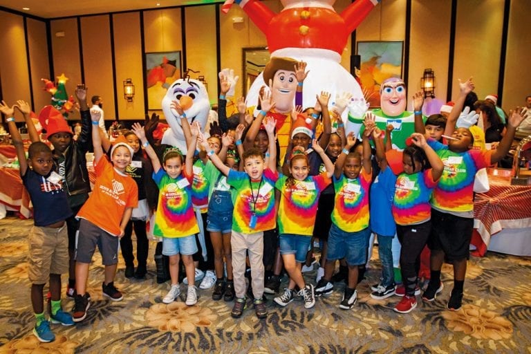 Group of children during Boca West Children's Foundation event