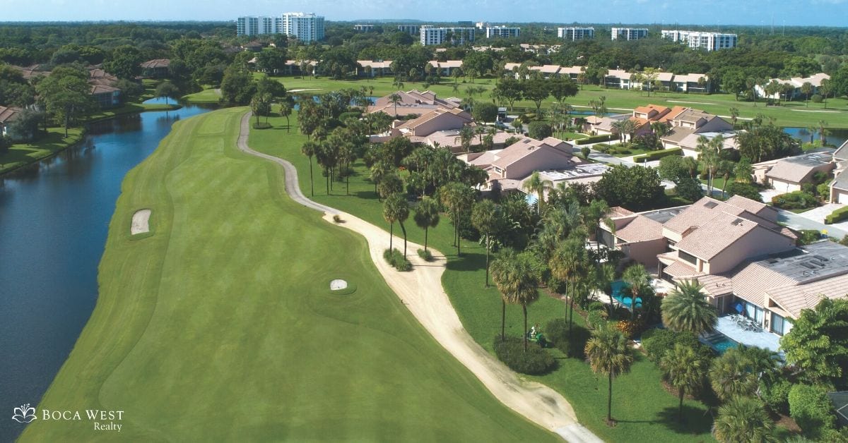 Overview of a Boca West Golf Course