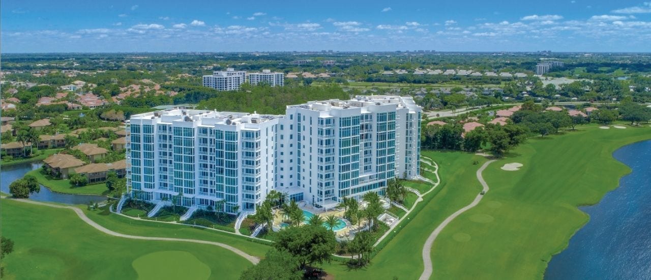 aerial photo of Akoya Boca West