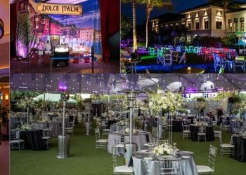 collage of boca west events in 2020