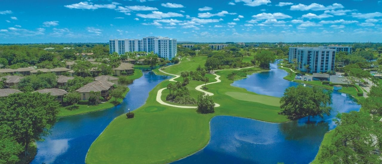 Boca West Aerial view