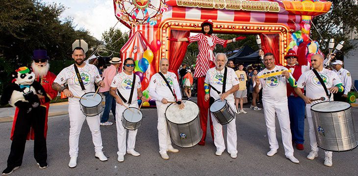 Holiday at Boca West with a music band