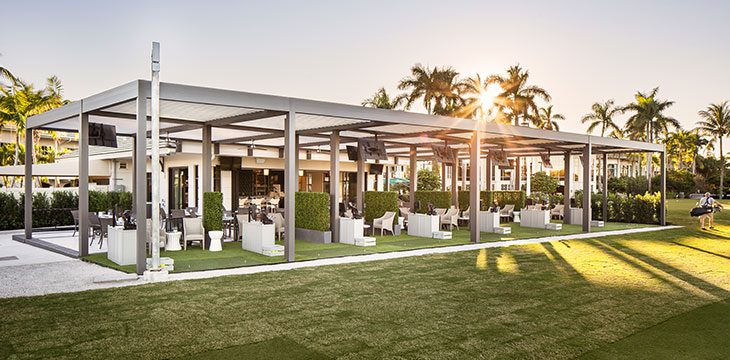 Driving range for golfers at Boca West