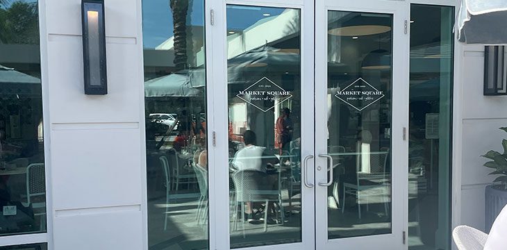 Market Square cafe entrance