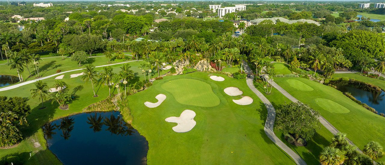 aerial of Boca West Community