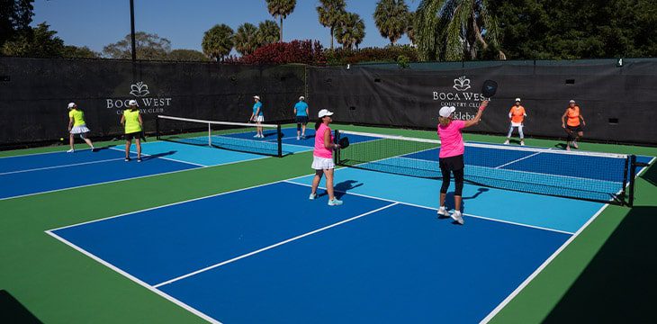 pickle ball court in Boca West
