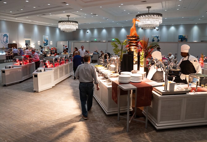 Buffet events at boca west