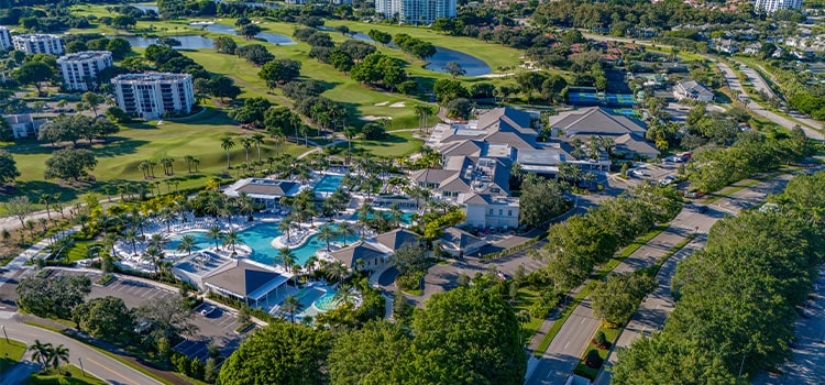 Aerial of the Boca West Community